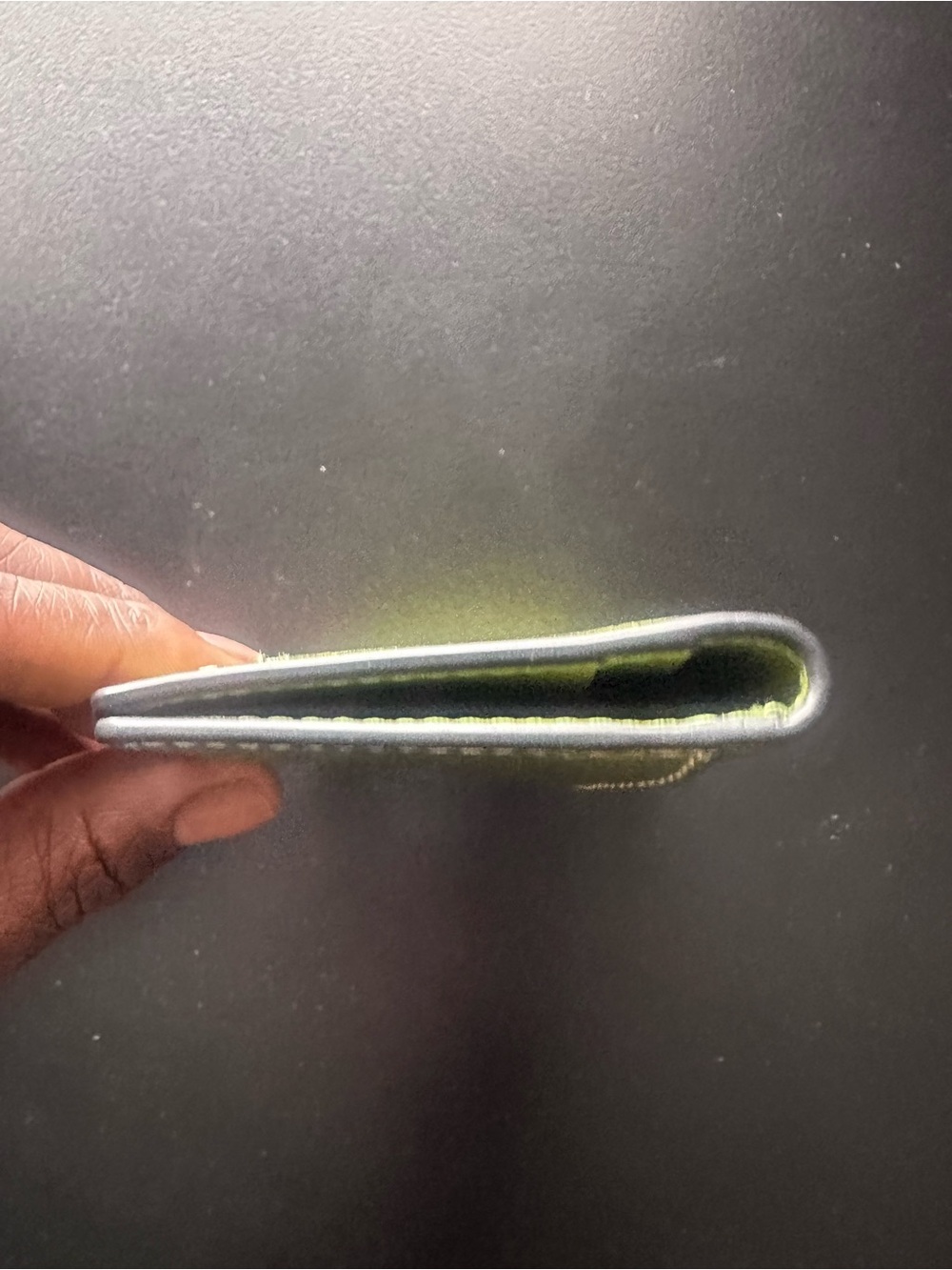 Authentic Coach metallic green card holder - Picture 9 of 9